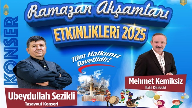 TASAVVUF MÜZİĞİ VE İLAHİ KONSERİ YARIN!